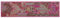 Ethnische Baumwolle dekorativer indischer Esstisch Kunst Tisch Patchwork Perlen bestickt Zimmer Handarbeit Dekor Tuch Tischläufer Fuchsia 40,6 x 152,4 cm