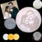 Mondlampe Personalisierte, Benutzerdefinierte 3D Mondlampe mit Foto, 3 LED-Farben, Dimmbar, mit Holzständer, Fernbedienung und Touch-Steuerung, Geschenke für Sie/Ihn, Geburtstagsgeschenke, 15 cm