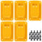Ghopy 5 Packs Electric Tool Mount Holder for Dewalt 20V,12V Drill, Power Drill Tools Wall Mount Hanger with Screws, Also Fit for Milwaukee M18 Tool Holder