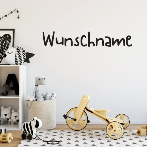 Wandtattoo selbst gestalten - Wunschtext Wandaufkleber Türaufkleber - Aufkleber Text mit Wunsch Größe und Farbe - einzigartig