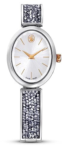 Swarovski Damen-Uhren Analog Quarz One Size, Grau, Silber 32025154