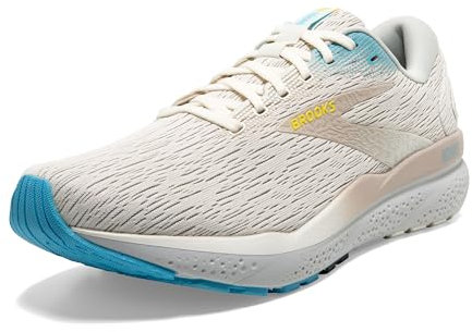 Brooks Herren Ghost 16 Sneaker, Coconut Blue Yellow, 42 EU