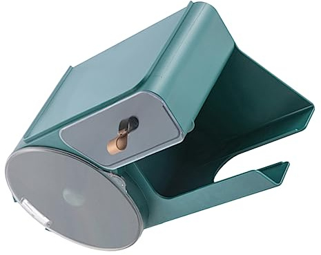 Toilet Tissue Holder Paper roll Toilet Tissue Holder Tissue Storage Shelf Bathroom Wall Toilet Napkin Storage Organizer Towel Storage Rack roll Holder Corner The Hips White/502 ( Color : Green , Size