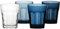 Bo-Camp Camping Gläser 4er Set Mix&Match Reise Trinkglas Wasser Wein Glas 200 ml blau