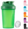SHENGRUI Shaker de protéines de 400 ml avec boule de mélange en acier inoxydable, facile à prendre en main et résistant à la température, étanche, couvercle à rabat, pour salle de sport, entraînement