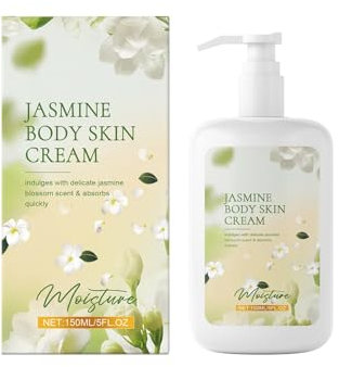 Feuchtigkeitsspendende Körperlotion mit Jasmine für geschmeidige Haut, sanfte Körperpflege mit zartem Duft, Bodylotion für hydratisierte Haut, 150ml (150ml)