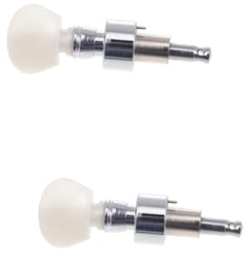 ibasenice 2stücke Banjo Stimmgerät Mit Verstellbarem Knopf Robuste Legierung Für Präzise Saiteneinstellung Für Banjo-musiker Verbessert Und Performance Einfache Handhabung Weiß