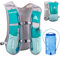 Azarxis 5L Trinkrucksack, Ultraleichter Laufrucksack mit 1.5L Trinkblase / 500ml Flasche, Trailrunning Rucksack, Laufweste für Laufen, Joggen, Marathon (Hellblau - mit 1.5L Blase, Einheitsgröße)