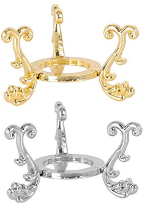 PRETYZOOM 2piezas Soportes De Metal Para Bola De Cristal Resistente Decoración De Hogar