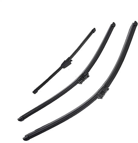 SYBLW Scheibenwischer Satz Kompatibel mit Tiguan 2016 2015 2014 2013 2012 2011 2010 2009 2008 2007 Scheibenwischer-Set für vordere und hintere Fensterscheibe