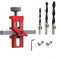 Bulevisiter Cabinet Door Installation Jig, Cabinet Door Installation Positioner, Adjustable Cupboard Door Jig Tool for Fixing Aligning, and Mounting(A)