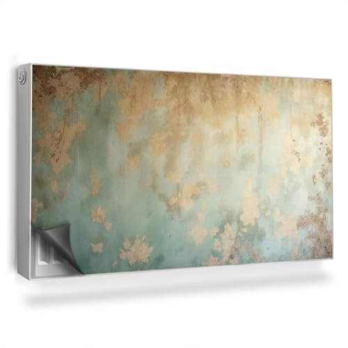 Magnetic Radiator Cover 110x60 cm (43,3x23,6 inch) Built-in Magnet Dust and Damage Protection Decoration Panel Heat-Resistant Easy Installation - Damaged wall, peeling paint