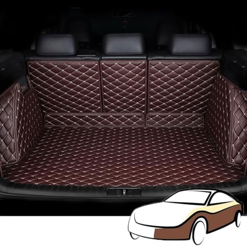 YUUSA Funda Maletero Coche para Audi A3 e-Tron 2019, Cobertura Completa Impermeable Antideslizante Antimanchas Bandeja Forro Protector,G Coffee