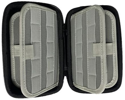 Pitadue High Capacity Memory Card Storage Box Protective Gaming Accessories Organiser With Multiple Compartments