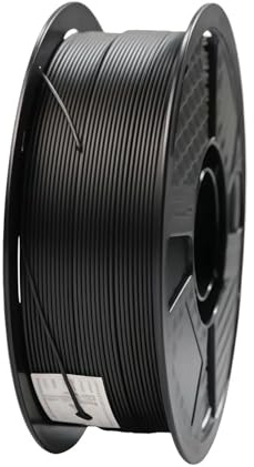 Kompatibel mit den meisten FDM-Druckern – PA-CF Carbonfaser-Nylon-Filament, 1,75 mm, 10% CF, steif, robust, hitzebeständig, schwarz