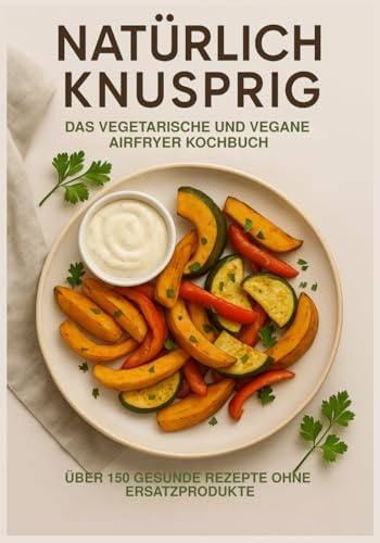 Natürlich Knusprig: Das vegetarische und vegane Airfryer Kochbuch: Über 150 gesunde Rezepte Ohne Ersatzprodukte