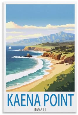 Kaena Point Hawaii Puzzle mit 1000 Teilen – 52 x 38 cm – für Erwachsene, Kinder, Jugendliche und Familien