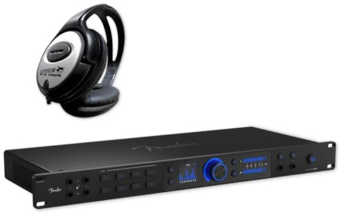 Fender Quantum HD 8 26x30-Kanal USB-C Audio-Interface mit keepdrum Kopfhörer