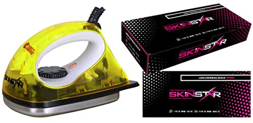 SkinStar Starter Ski Wachs Set, UNIVERSAL-Wax All IN ONE High Skiwachs Wachsbügeleisen