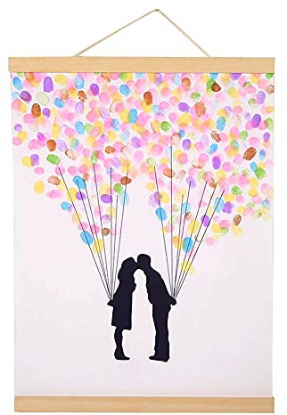 Posterleiste, Magnetische Poster Bilderrahmen Aufhänger, Holz Posterleiste Magnetisch Posterschiene für Wanddeko für Drucken Kunstwerk und Innen Wand Dekoration(30cm