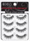 Ardell Multipack Wispies Lot de 4 paires de faux cils volume et longueur moyens adaptés aux végétaliens
