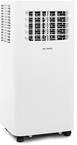 Mc Haus ARTIC-16 - Climatiseur Portable 7000BTU Penguin Classe A Puissant, 3 en 1 : Refroidissement, Ventilation et Déshumidificateur, Télécommande, jusqu'à 20m2, 290m3/h, Blanc