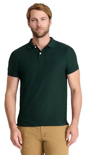 Izod Herren Advantage Performance Short Sleeve Polo Shirt Polohemd, Olivgrün (Wild Fern), L