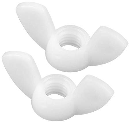 Yudesun 10-40Pz Ferramenta Elementi a Fissaggio Nylon Dadi ad Alette Galletto Viti Tappo Bulloni Mano Serrare Plastica Dadi a Farfalla M3-M12