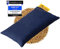 SANTERGO Mauspad Handgelenkauflage - ergonomische Handballenauflage aus Bio-Hirsespreu, Anti-Sehnenscheidenprobleme für die Computer Maus, Mousepad, Wrist Rest in Blau