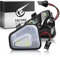 TECTICO LED Umfeldbeleuchtung Spiegel 12V Auto E8 Umgebungslicht 6000K Kaltweiß Kompatibel mit VW Passat B7 CC EOS Jetta, 2 Lampen