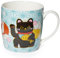 Puckator Maneki Neko Glückskatze Tasse aus Porzellan