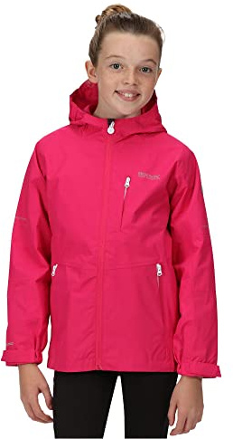 Regatta Kids Calderdale II Waterproof Full Zip Jacket - Pink - 11-12Y