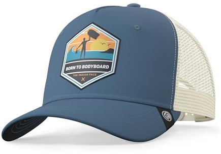 The Indian Face Unisex Born to Bodyboard Baseball Kappe, bleu, One Size