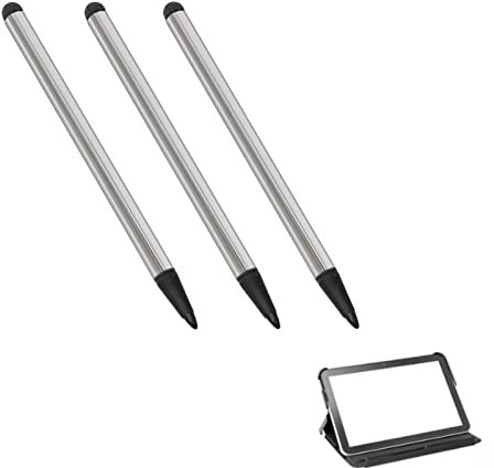 3 Stylet pour Écran Tactile, Crayon Numérique pour Écran Tactile À Pointe Fine, Stylet Universel pour La Plupart des Écrans Tactiles D'ordinateur Tablette Téléphone