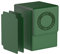 Bheddi Scatola Box Porta Carte per Yu-Gi-Oh! TCG Carte, con 2 Piastra di Partizione-Contiene fino a 110 carte-Magnetic Flip Deck Box (Spellbind-Verde)