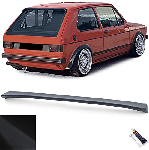 Sport Dachspoiler Heckspoiler Schwarz Matt passend für VW Golf 1 74-85 auch GTI