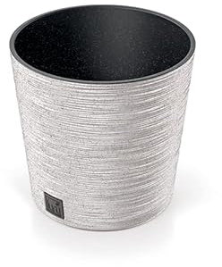 Gardening Naturally Fora Flowerpots, Stylish and Durable Plant Pots for Indoor and Outdoor Use (Round Pot 30cm - White)