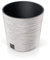 Gardening Naturally Fora Flowerpots, Stylish and Durable Plant Pots for Indoor and Outdoor Use (Round Pot 30cm - White)