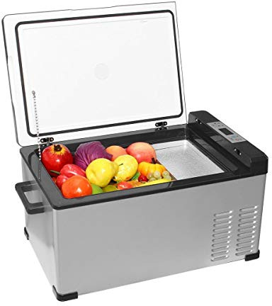 DieffematicBX Mini Fridge 25L Car Refrigerator Compressor Universal Dual-use Mini Cooler Frezzer Box -20~20 Degrees