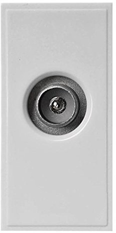 MW700/M Modul IEC Stecker - Koax WHT, Wandplatten/Steckdosen, Antennen-Satellitenausrüstung, 1 Stück