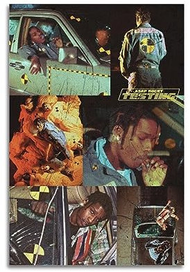 V BY N A$AP Rocky Moive Poster, Vintage-Kunst, Raumdekoration, ästhetische Schlafzimmer-Dekoration, Leinwandposter für Schlafzimmer, 30 x 45 cm, ungerahmt