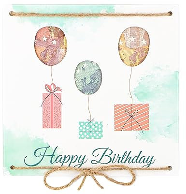 WenmthG - Geldgeschenke Geburtstag - Happy Birthday - Lustige Geschenke mit Verpackung - Geburtstag Deko - Geschenke für Frauen, Männer, Freunde - Gästebuch - Geburtstagsgeschenk