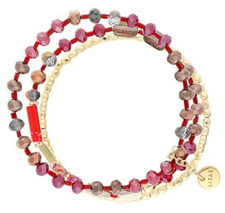 Lizas Schmuckarmband weinrot Perlenarmband Armband verschiedene Modelle (rot/weinrot)