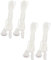4Pcs Nylon Pull Cord Light Switch BathroomLight PullCord,Replacement Cord Pull for Ceiling Switch,Bathroom Ceiling Light PullCords for CeilingSwitches, BathroomLight, SwitchReplacement Wire-1.5m