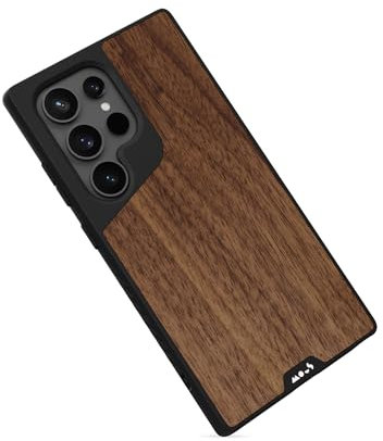 Mous - Hülle für Samsung Galaxy S24 Ultra - Walnuss - Limitless 5.0 - Handyhülle S24 Ultra MagSafe-Kompatibel Case - Schutzhuelle