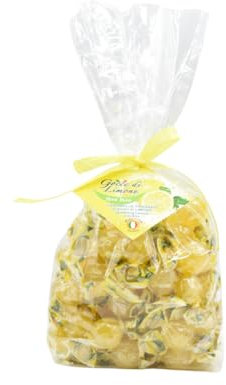Caramelle Dure Ripiene Frizzanti al Gusto di Limone Caramelle Confezionate Singolarmente Made in Italy Caramelle Compleanno Bambini (1000g - 1Kg)