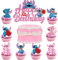 PYAOGG 25 PCS Party Cake Toppers,Happy Birthday Party Supplies Decorations Perfect for Children's Birthday Party… (A)