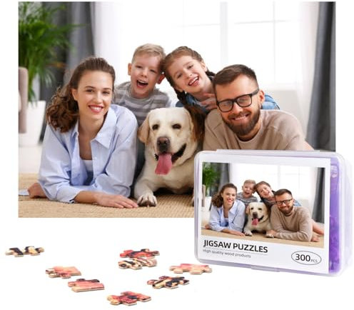RoPox Personalisiertes Fotopuzzle, 1000 Teile mit eigenem Foto, Originelles Puzzle Fotogeschenk für Jahrestag, Geburtstag, Weihnachten