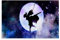 nuomesc Demon Slayer Shinobu Kocho Passionate Moonlit Anime Poster Wandkunst Bilddruck Moderne Familienzimmer Dekor 08x12inch(20x30cm)