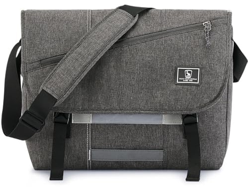 OIWAS Messenger Bag für Damen, GRAU, 17 Inch